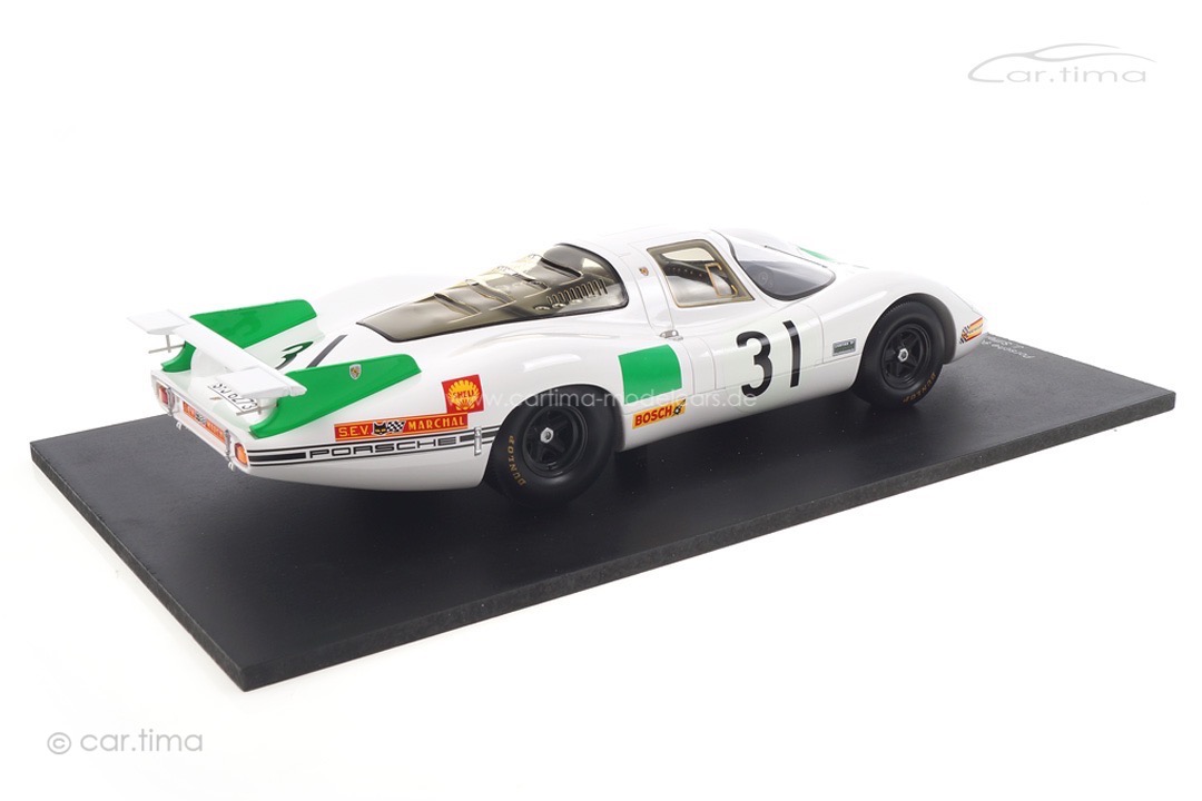 Porsche 908 24h Le Mans 1968 Herrmann/Siffert Spark 1:18 18S517 Porsche 908 24h Le Mans 1968 Herrmann/Siffert Spark 1:18 18S517