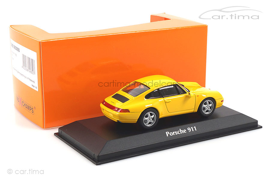 Porsche 911 (993) Carrera speedgelb Minichamps 1:43 940063000