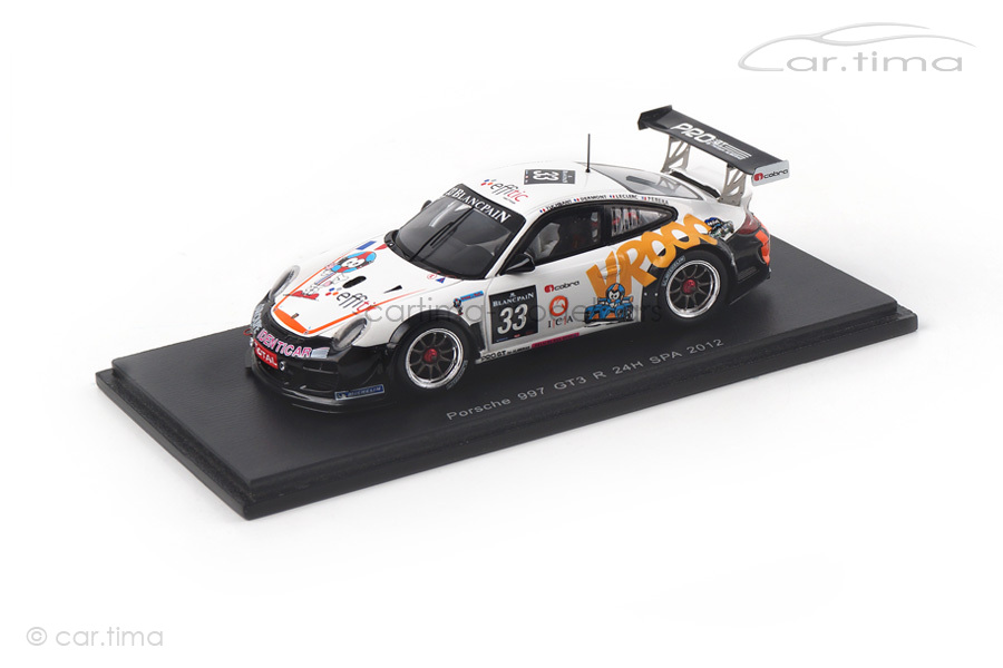 Porsche 911 (997) GT3 R 24h Spa 2012 Dermont/Leclerc/Perera Spark 1:43 SP118 Porsche 911 (997) GT3 R 24h Spa 2012 Dermont/Leclerc/Perera Spark 1:43 SP118
