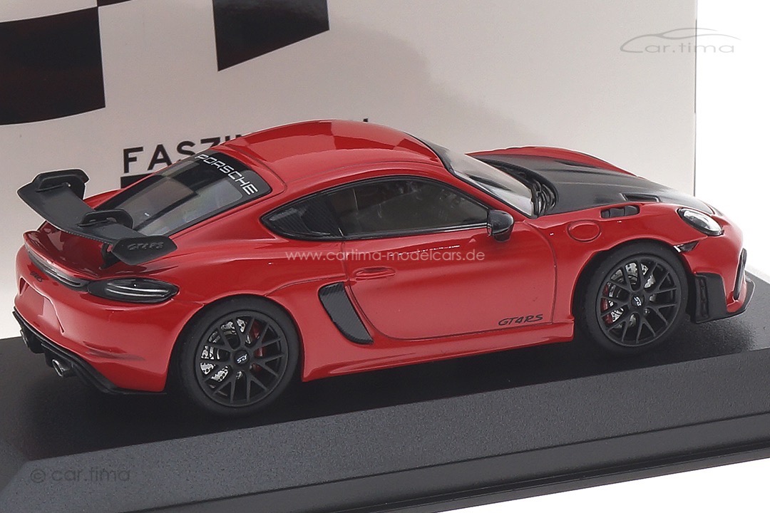 Porsche 718 Cayman GT4 RS Indischrot/Rad schwarz Minichamps 1:43 413069715 Porsche 718 Cayman GT4 RS Indischrot/Rad schwarz Minichamps 1:43 413069715