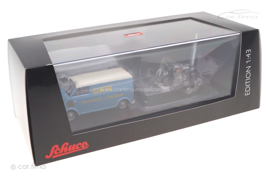 DKW Schnellaster mit Motorradanhänger Schuco 1:43 450238800
