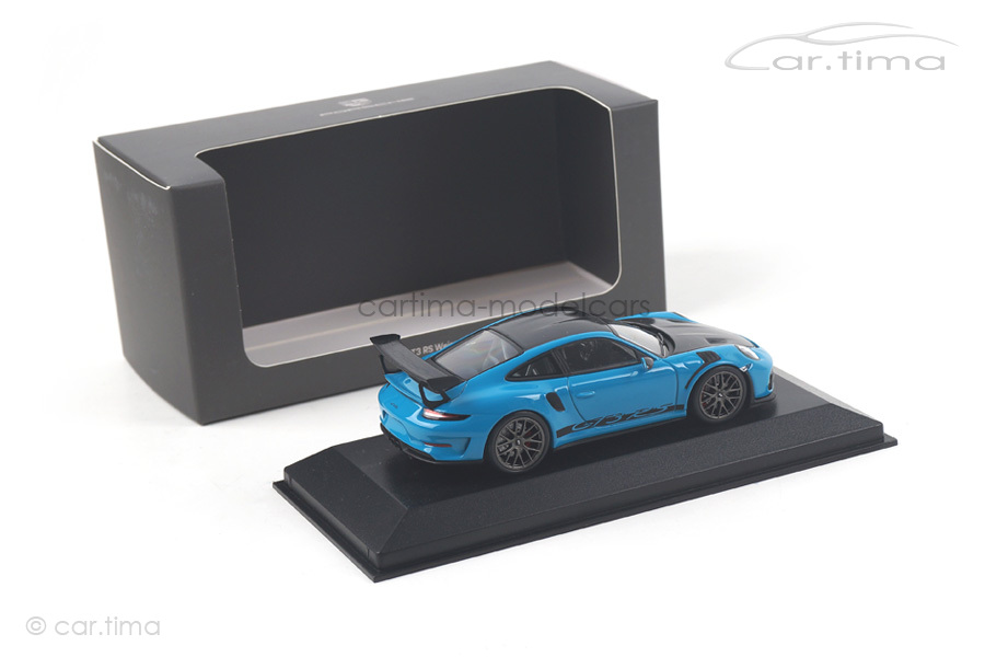 Porsche 911 (991 II) GT3 RS Weissach Paket Miami blau Minichamps 1:43 WAP0201610J Porsche 911 (991 II) GT3 RS Weissach Paket Miami blau Minichamps 1:43 WAP0201610J