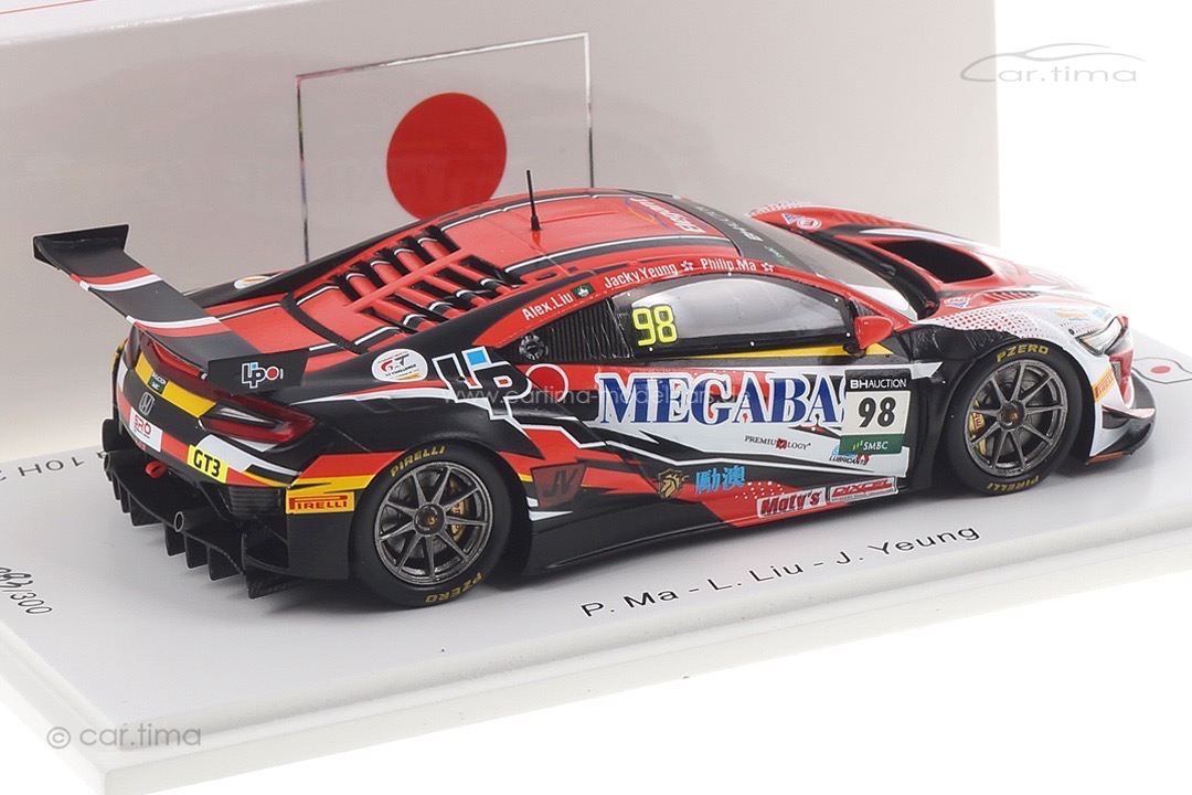 Honda NSX GT3 Suzuka 2019 Ma/Liu/Yeung Spark 1:43 SJ094 Honda NSX GT3 Suzuka 2019 Ma/Liu/Yeung Spark 1:43 SJ094