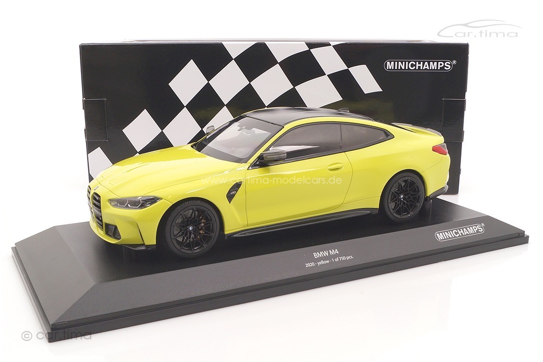 BMW M4 (G82) 2020 gelb Minichamps 1:18 155020120