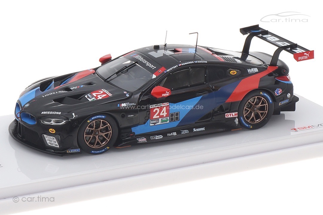 BMW M8 GTE IMSA Petit Le Mans 2018 Edwards/Krohn/Mostert TSM 1:43 TSM430432 BMW M8 GTE IMSA Petit Le Mans 2018 Edwards/Krohn/Mostert TSM 1:43 TSM430432