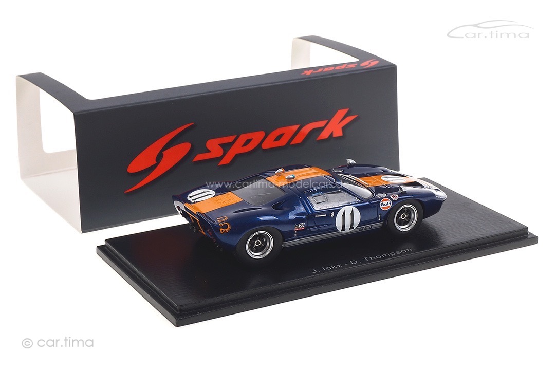 Ford GT40 6h Daytona 1967 Ickx/Thompson Spark 1:43 S4541 Ford GT40 6h Daytona 1967 Ickx/Thompson Spark 1:43 S4541