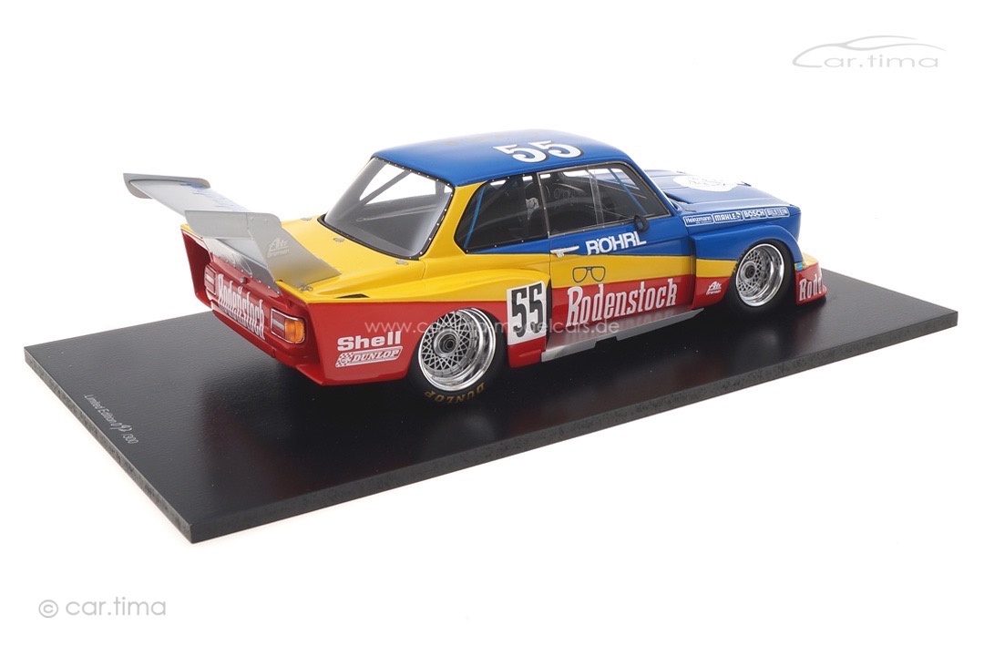 BMW 2002 Turbo Schnitzer DRM Norisring 1977 Originalsignatur Walter Röhrl Spark 1:18 CA-MAD-003-SIG