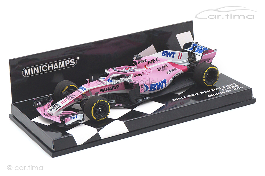 Force India F1 Team VJM11 Chinese GP 2018 Sergio Pérez Minichamps 1:43 417180011