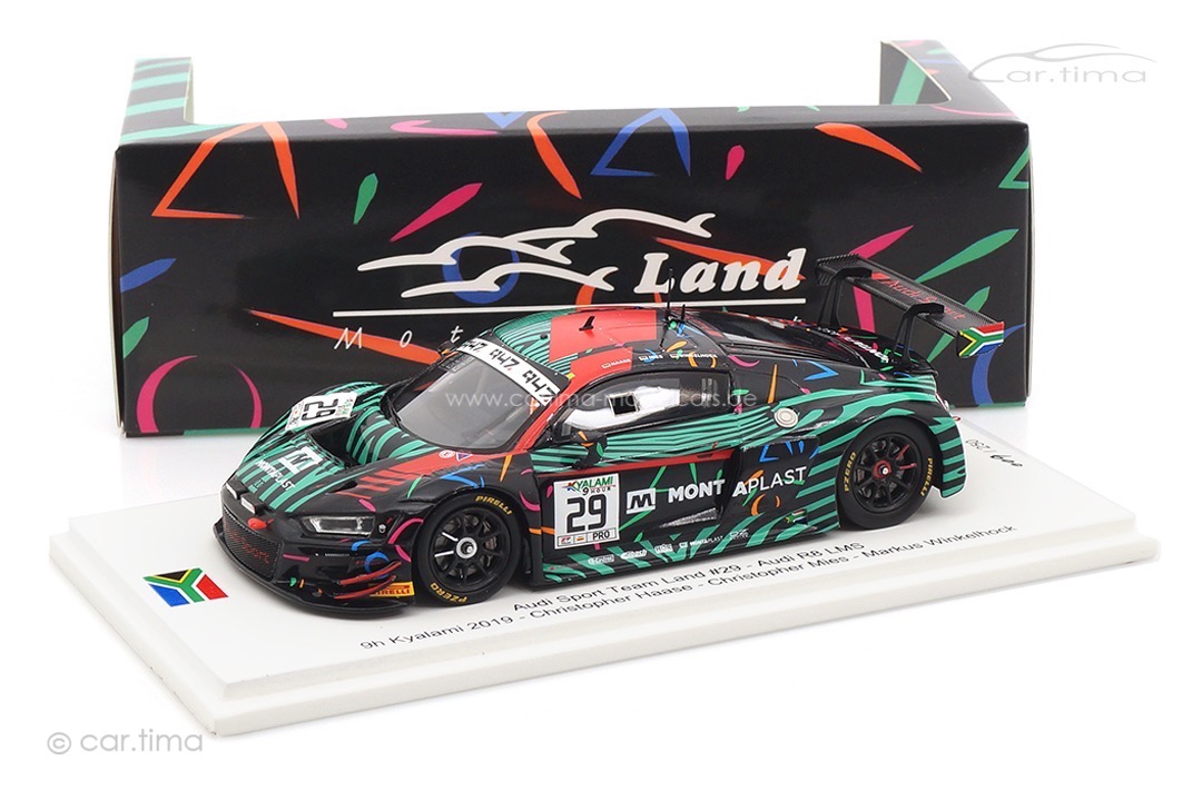 Audi R8 LMS 9h Kyalami 2019 Mies/Haase/Winkelhock Spark 1:43 FF004