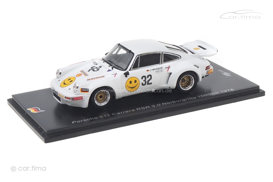Porsche 911 Carrera RSR 3.0 1000 km Nürburgring 1976 Barth/Neuhaus Spark 1:43 SG513 Porsche 911 Carrera RSR 3.0 1000 km Nürburgring 1976 Barth/Neuhaus Spark 1:43 SG513