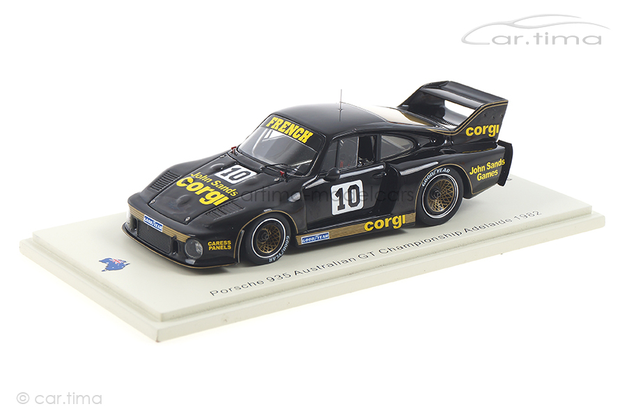 Porsche 935 Adelaide 1982 Rusty French Spark 1:43 AS029 Porsche 935 Adelaide 1982 Rusty French Spark 1:43 AS029
