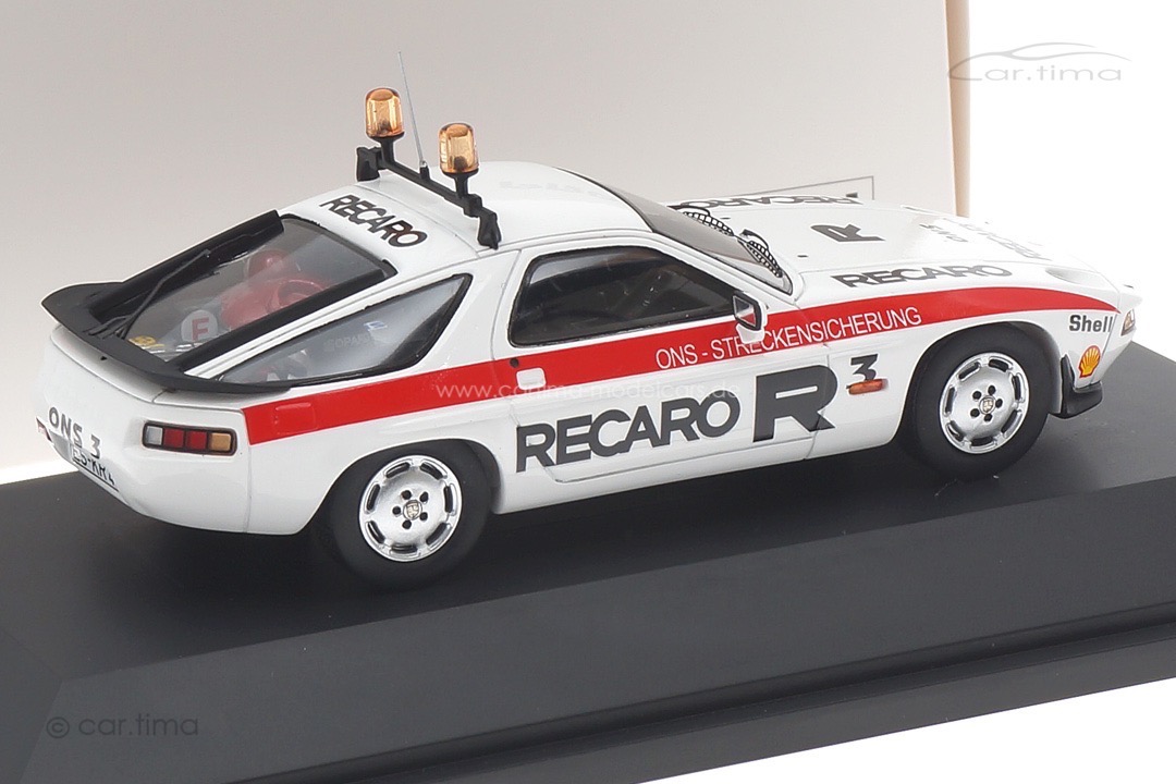Porsche 928 S ONS-Streckensicherung 1979 weiß/rot Schuco 1:43 450919400 Porsche 928 S ONS-Streckensicherung 1979 weiß/rot Schuco 1:43 450919400