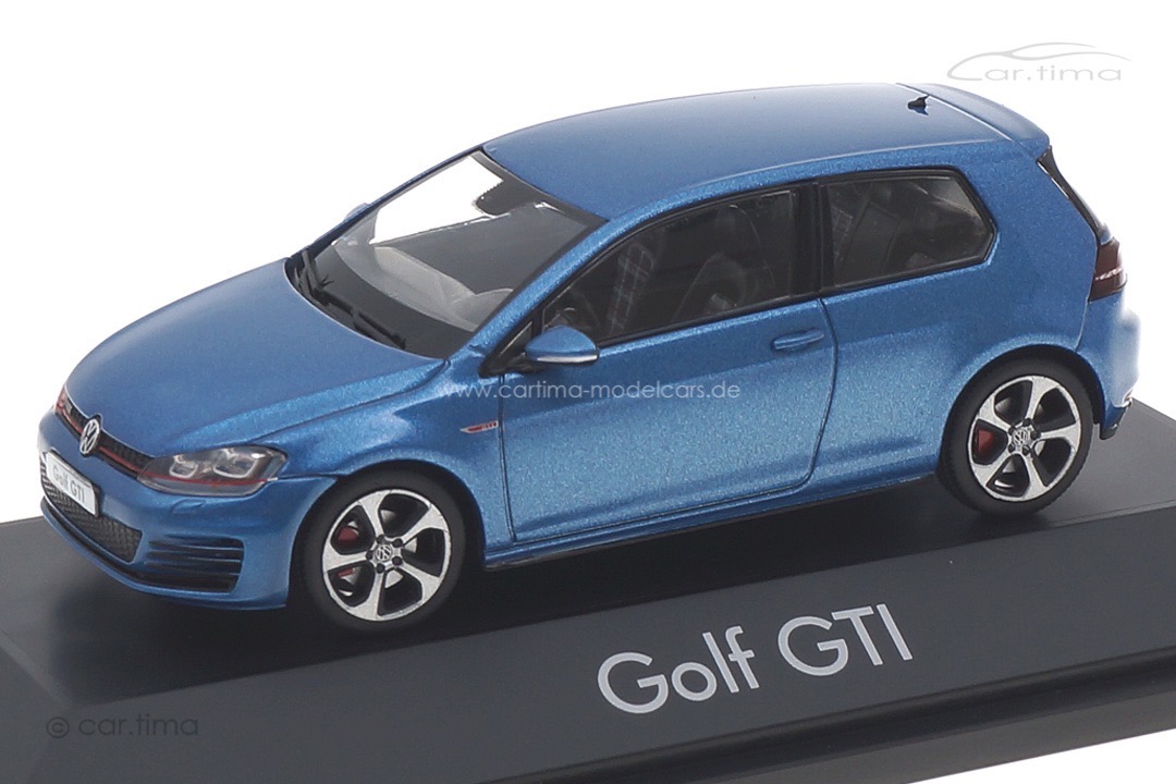 VW Golf VII GTI Pacific blue met. Herpa 1:43 070775