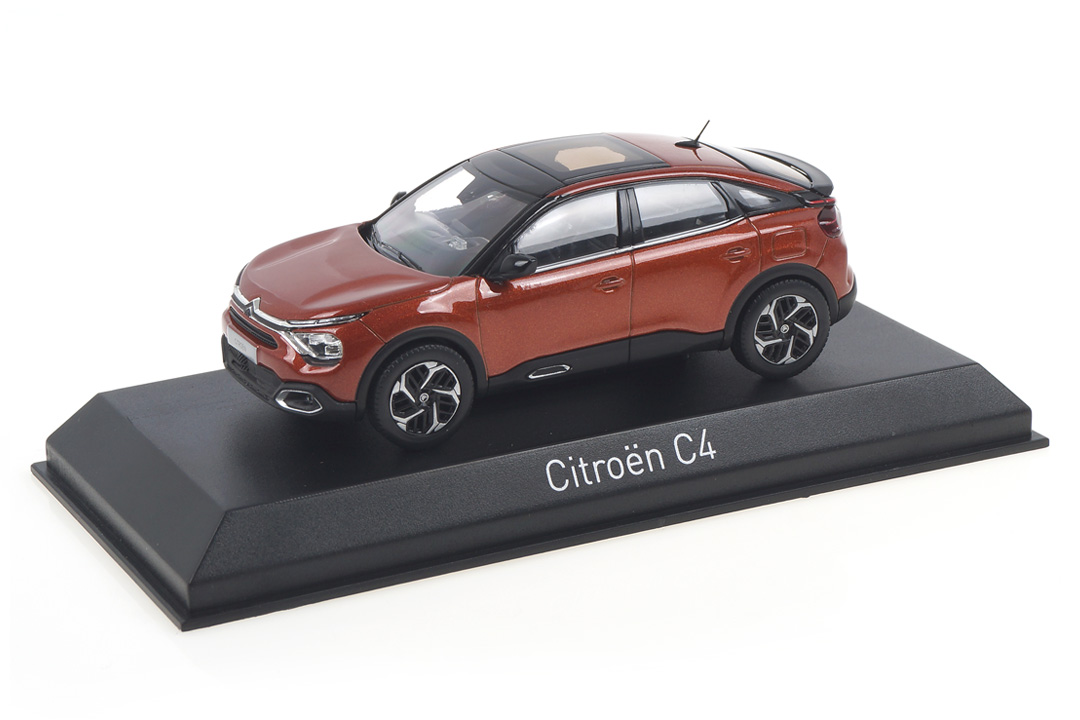 Citroen C4 2020 orange Norev 1:43 155445 Citroen C4 2020 orange Norev 1:43 155445