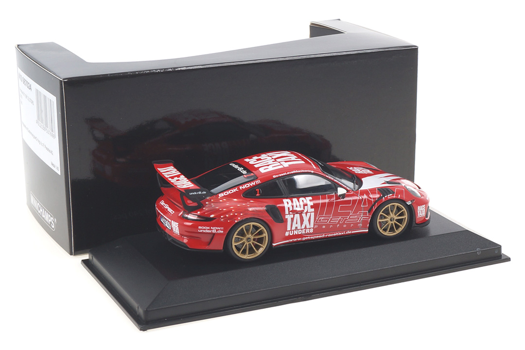 Porsche 911 (991 II) GT3 RS Getspeed Race Taxi Minichamps 1:43 410067024 Porsche 911 (991 II) GT3 RS Getspeed Race Taxi Minichamps 1:43 410067024
