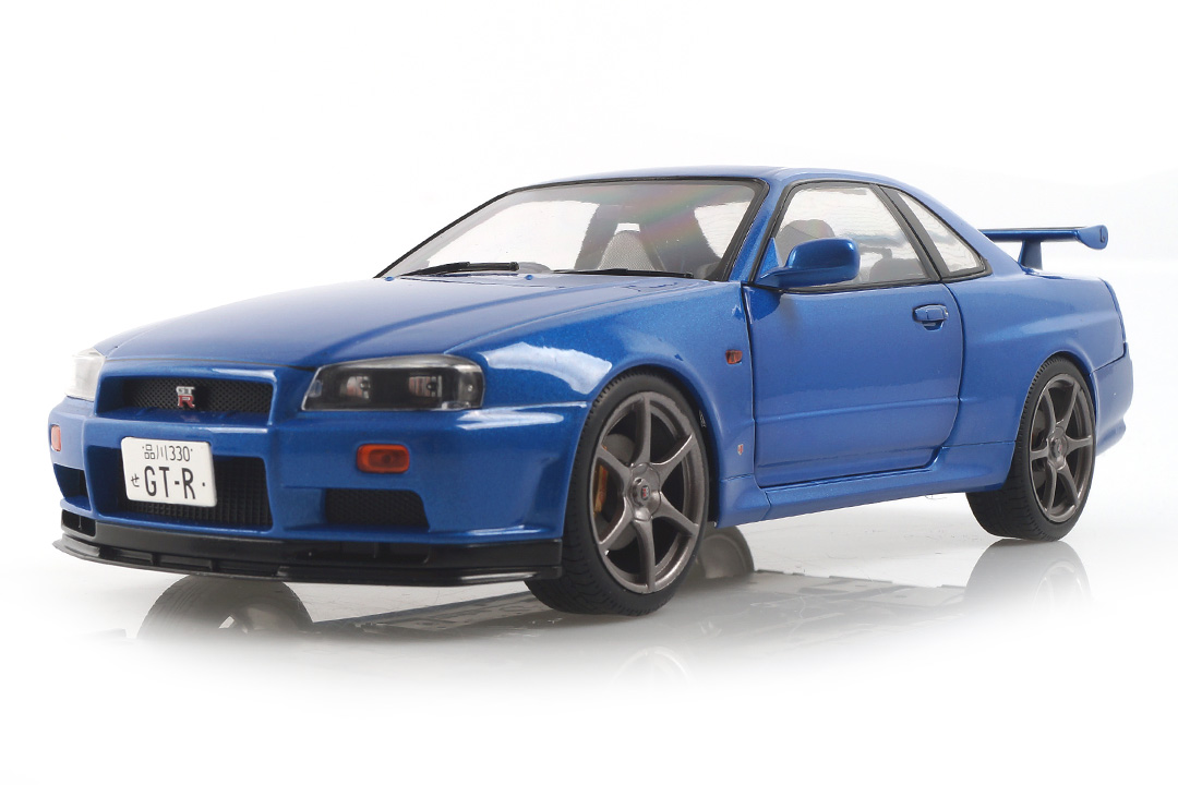 Nissan R34 GTR blau Solido 1:18 S1804301 Nissan R34 GTR blau Solido 1:18 S1804301