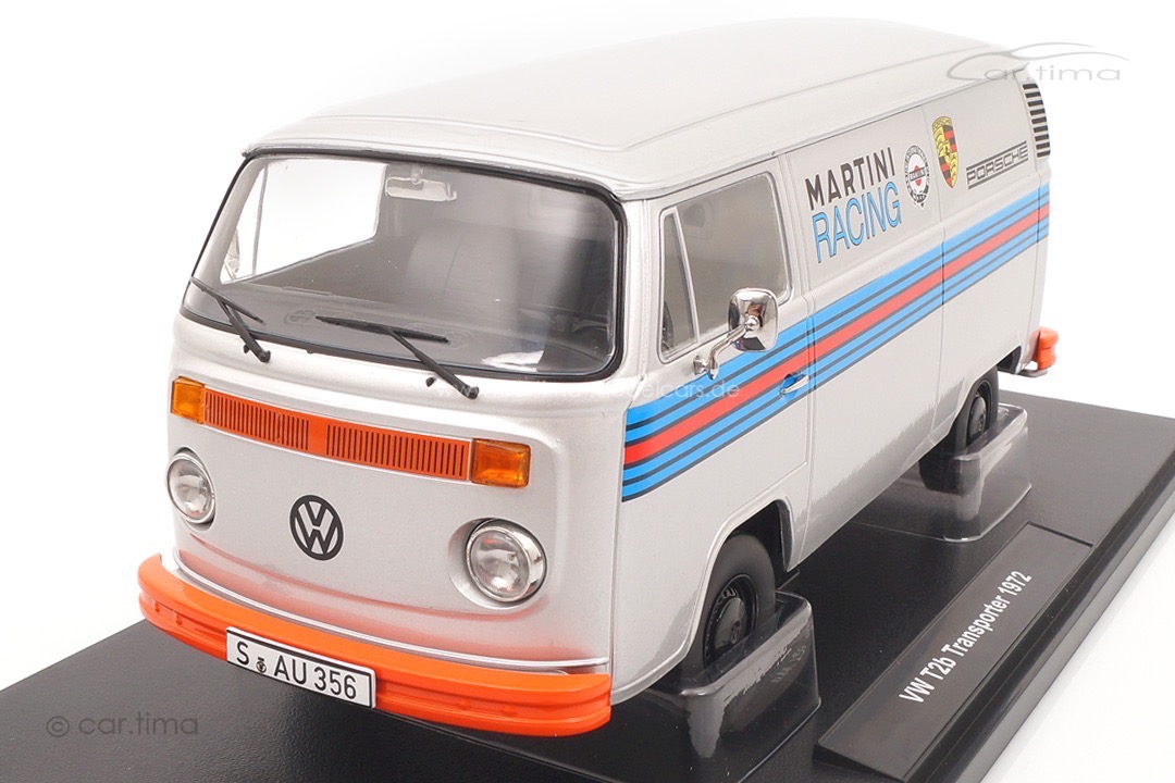 VW T2b Porsche Renndienst Martini Racing silber KK Scale 1:18 KKDC181416