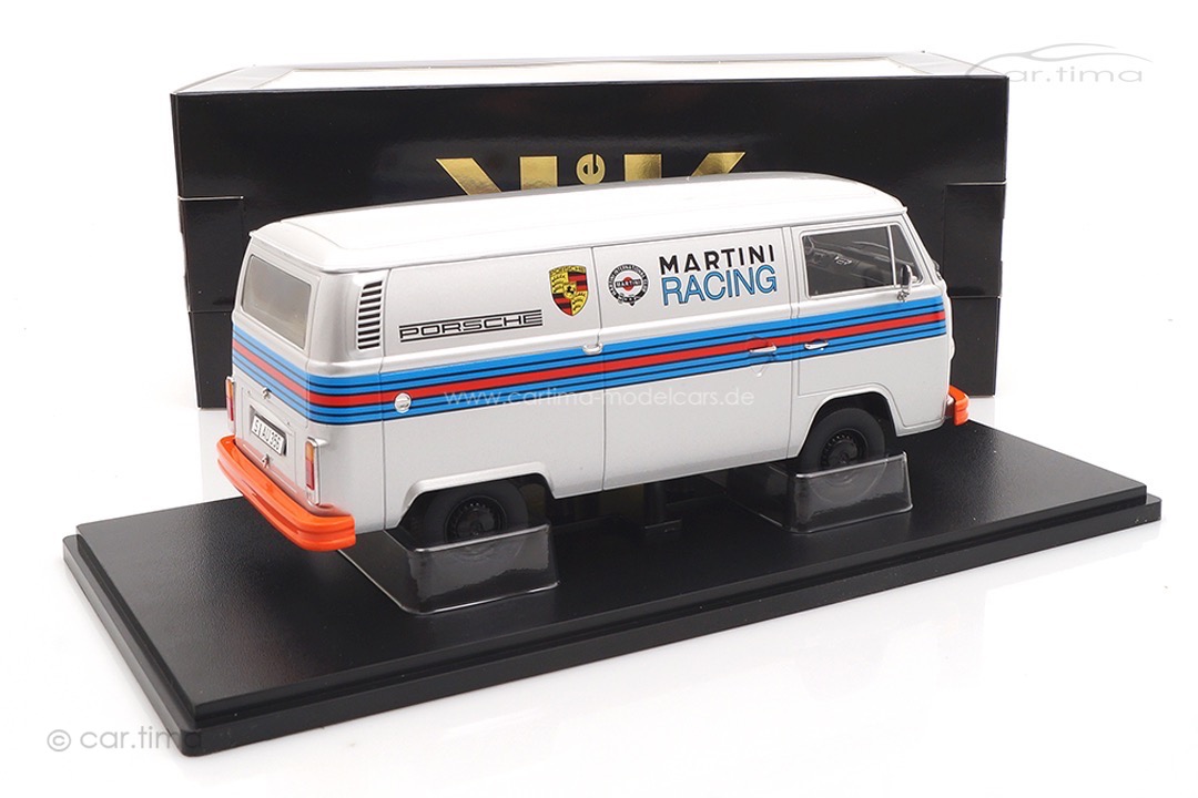 VW T2b Porsche Renndienst Martini Racing silber KK Scale 1:18 KKDC181416