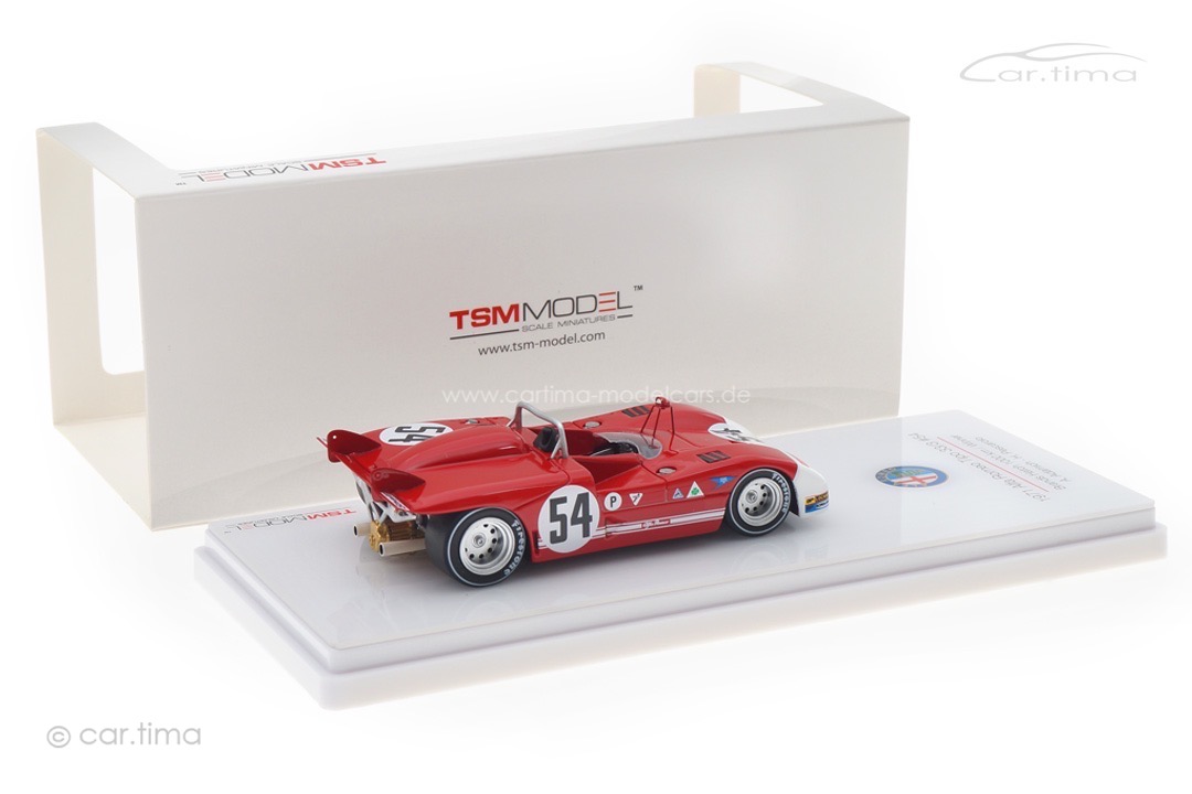 Alfa Romeo Tipo 33/3 Winner Brands Hatch 1971 Adamich/Pescarolo TSM 1:43 TSM164304 Alfa Romeo Tipo 33/3 Winner Brands Hatch 1971 Adamich/Pescarolo TSM 1:43 TSM164304