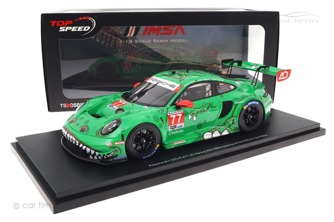Porsche 911 (992) GT3 R 24h Daytona 2024 Christensen/Heinrich/Priaulx TopSpeed 1:18 TS0582