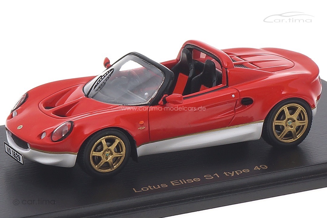 Lotus Elise S1 Type 49 1999 RHD rot/weiß Spark 1:43 S8221 Lotus Elise S1 Type 49 1999 RHD rot/weiß Spark 1:43 S8221