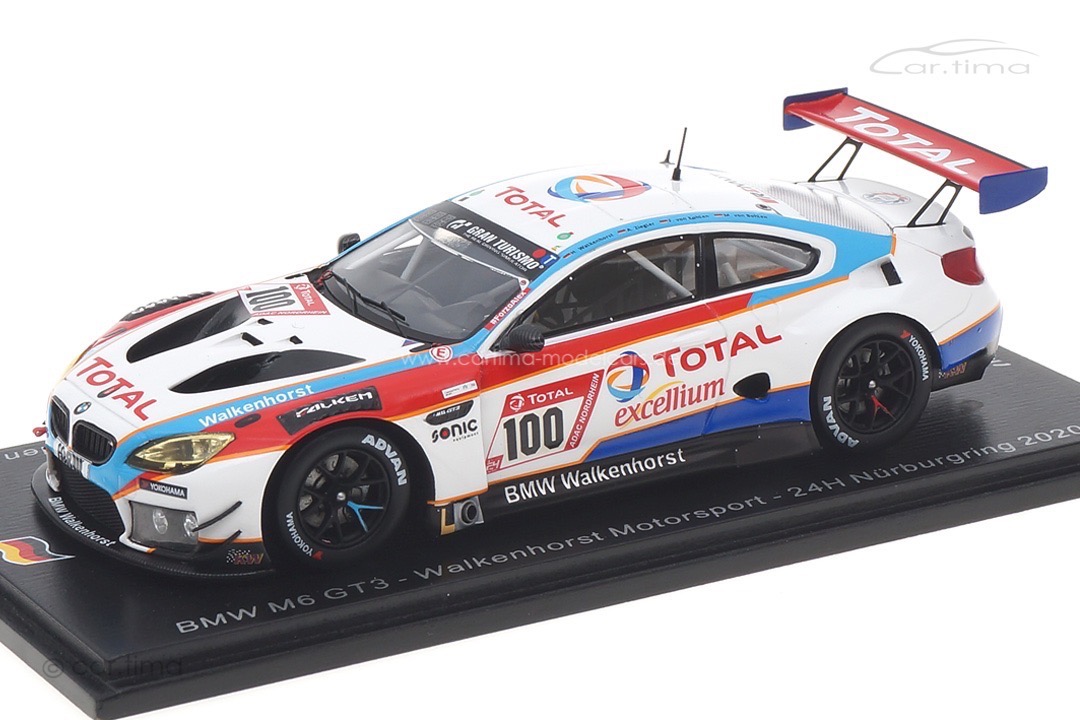 BMW M6 GT3 24h Nürburgring 2020 Walkenhorst/Ziegler/von Bohlen Spark 1:43 SG709