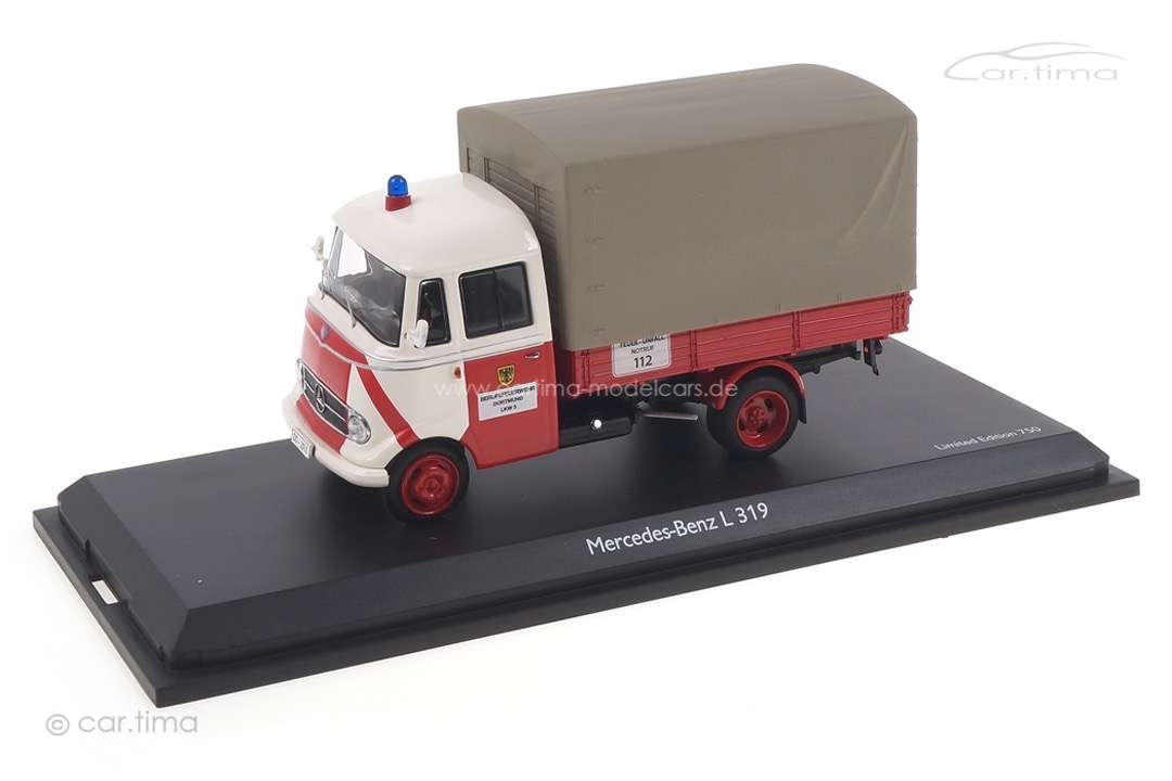 Mercedes-Benz L319 Feuerwehr Dortmund Schuco 1:43 450291600 Mercedes-Benz L319 Feuerwehr Dortmund Schuco 1:43 450291600