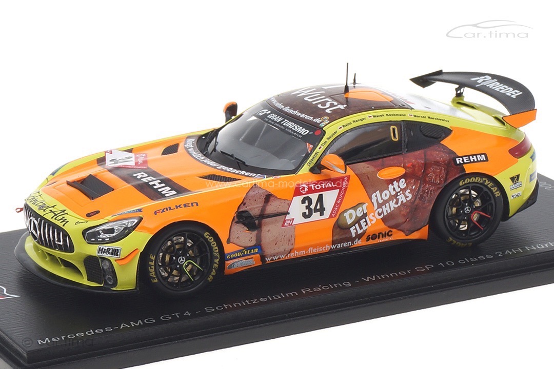 Mercedes-AMG GT4 Class winner 24h Nürburgring 2021 Böckmann/Marchewicz Spark 1:43 SG766