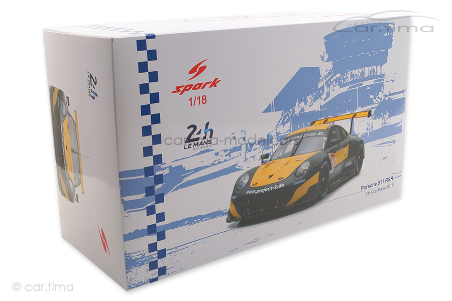 Porsche 911 RSR 24h Le Mans 2018 Bergmeister/Lindsey/Perfetti Spark 1:18 18S396