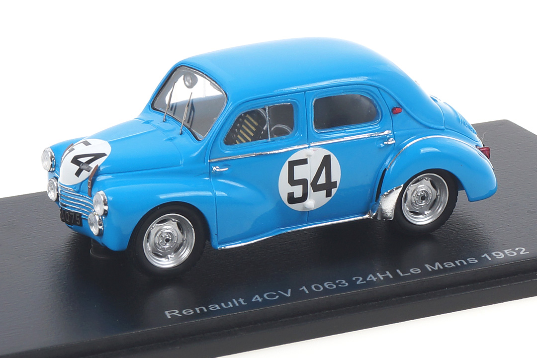 Renault 4CV 1063 24h Le Mans 1952 Pons/Moser Spark 1:43 S5224 Renault 4CV 1063 24h Le Mans 1952 Pons/Moser Spark 1:43 S5224