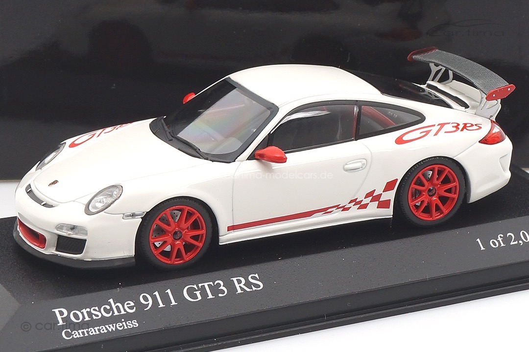 Porsche 911 (997 II) GT3 RS Carraraweiß Minichamps 1:43 400069100