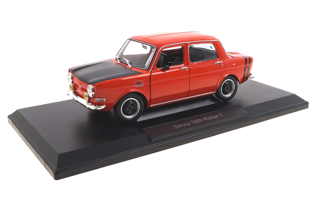 Simca 1000 Rallye 2 1971 Sarde Red Norev 1:18 185700 Simca 1000 Rallye 2 1971 Sarde Red Norev 1:18 185700