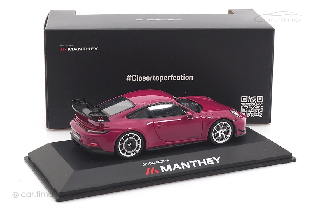 Porsche 911 (992) GT3 Manthey Kit Ruby star Spark 1:43 WAP0203030TGT3