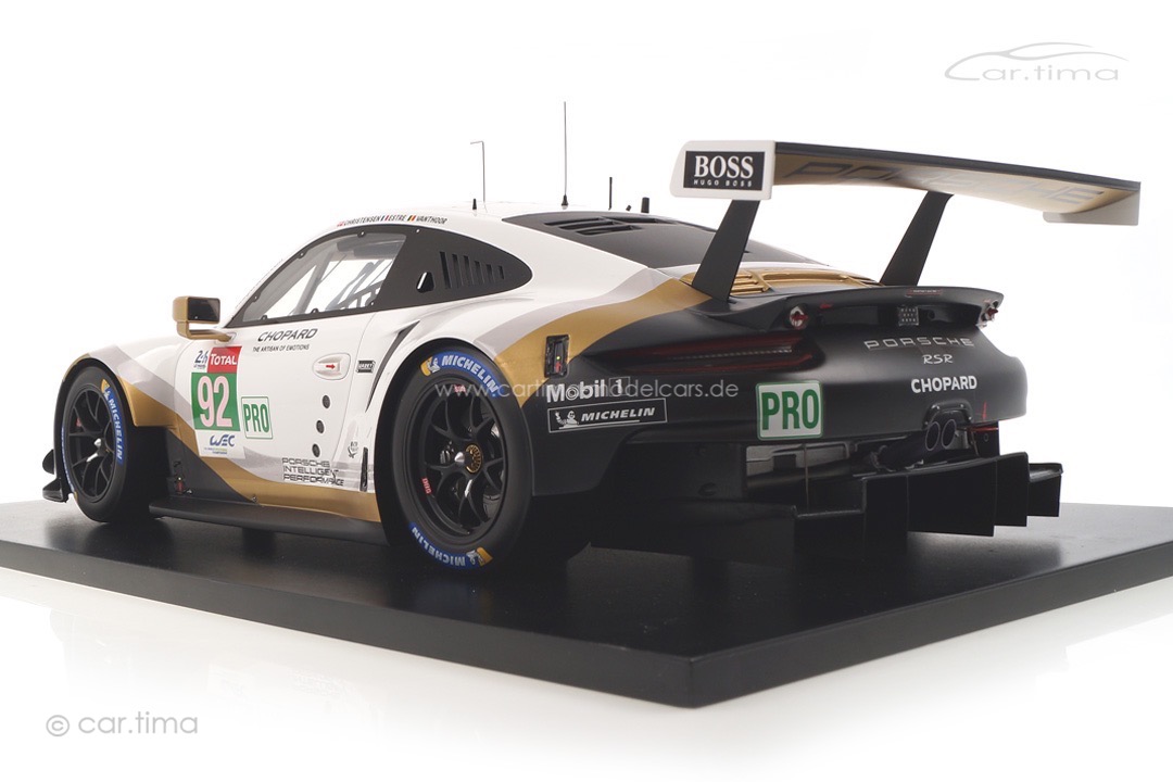 Porsche 911 RSR 24h Le Mans 2019 Estre/Christensen/Vanthoor Spark 1:12 12S018 Porsche 911 RSR 24h Le Mans 2019 Estre/Christensen/Vanthoor Spark 1:12 12S018
