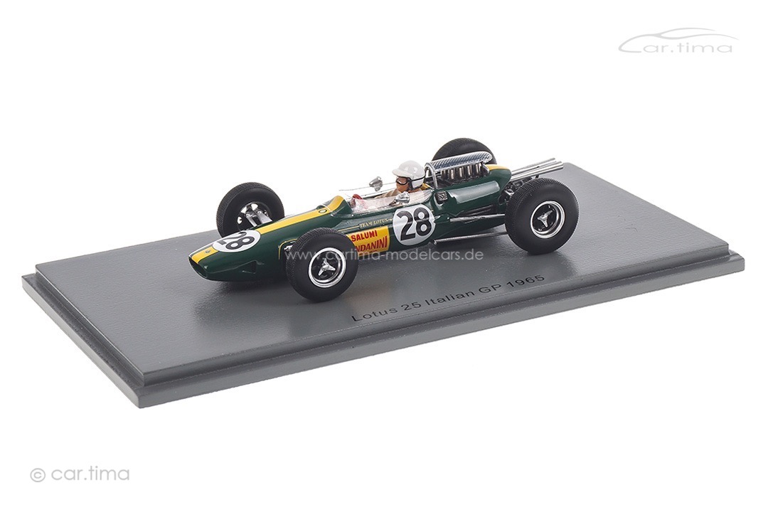 "Lotus 25 GP Italien 1965 Giacomo Russo ""Geki"" Spark 1:43 S7293"