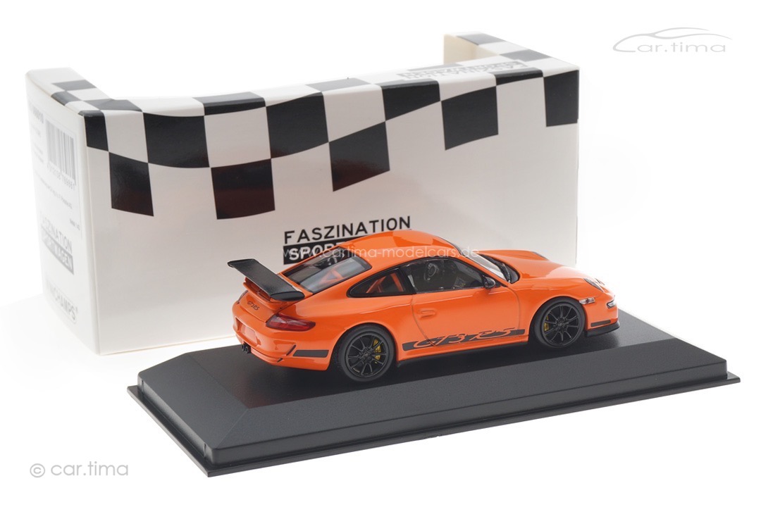 Porsche 911 (997) GT3 RS orange/Dekor schwarz Minichamps 1:43 403066010 Porsche 911 (997) GT3 RS orange/Dekor schwarz Minichamps 1:43 403066010
