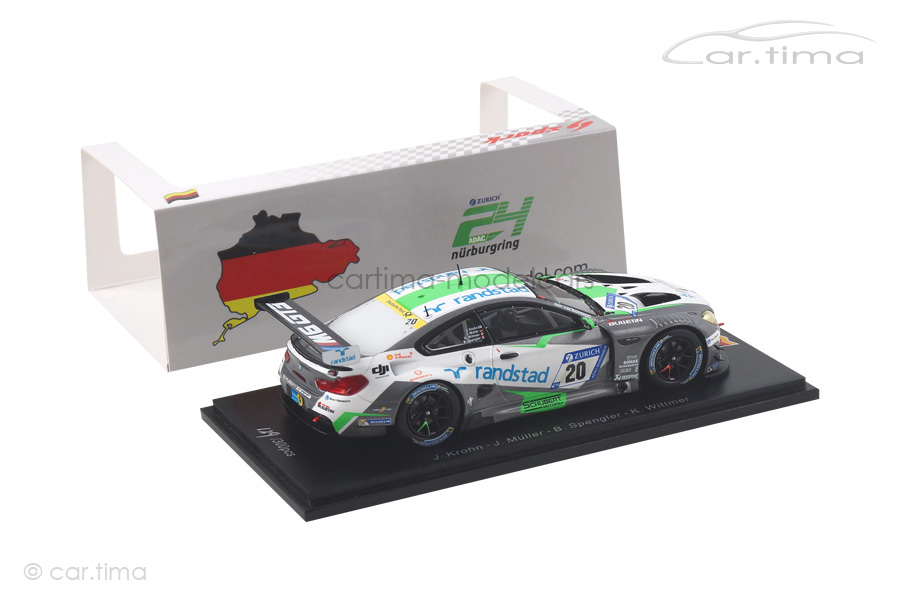 BMW M6 GT3 24h Nürburgring 2017 Krohn/Müller/Spengler/Wittmer Spark 1:43 SG364 BMW M6 GT3 24h Nürburgring 2017 Krohn/Müller/Spengler/Wittmer Spark 1:43 SG364