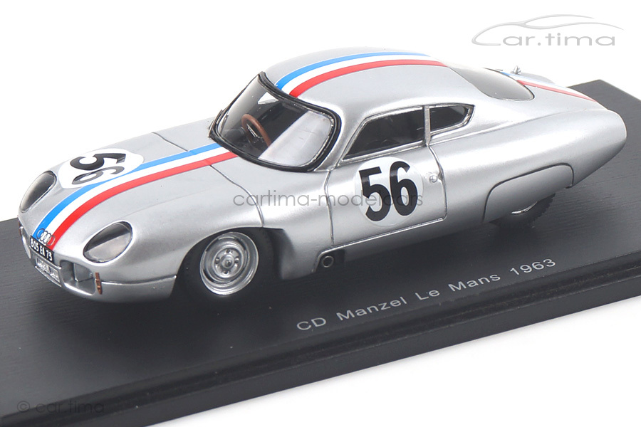 Panhard CD Mantzel 24h Le Mans 1963 Bertaut/Guilhaudin Spark 1:43 S5070 Panhard CD Mantzel 24h Le Mans 1963 Bertaut/Guilhaudin Spark 1:43 S5070