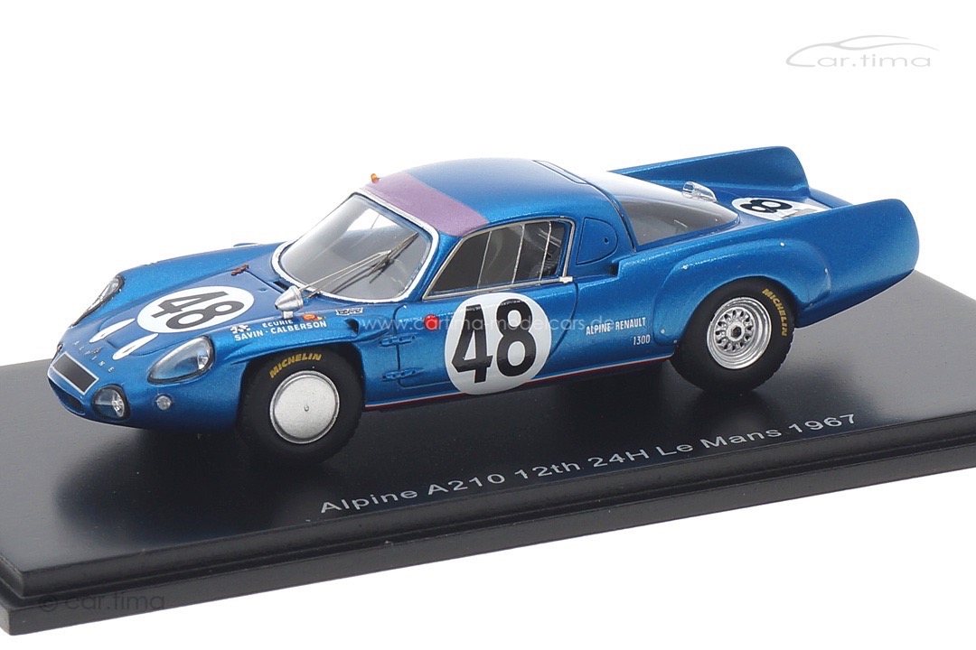 Alpine A210 24h Le Mans 1967 de Lageneste/Cheinisse Spark 1:43 S5689