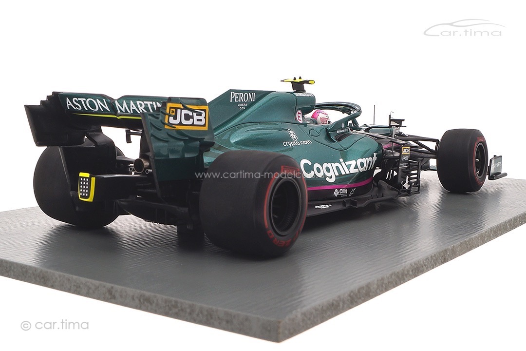 Aston Martin AMR21 GP Bahrain 2021 Sebastian Vettel Spark 1:18 18S586 Aston Martin AMR21 GP Bahrain 2021 Sebastian Vettel Spark 1:18 18S586