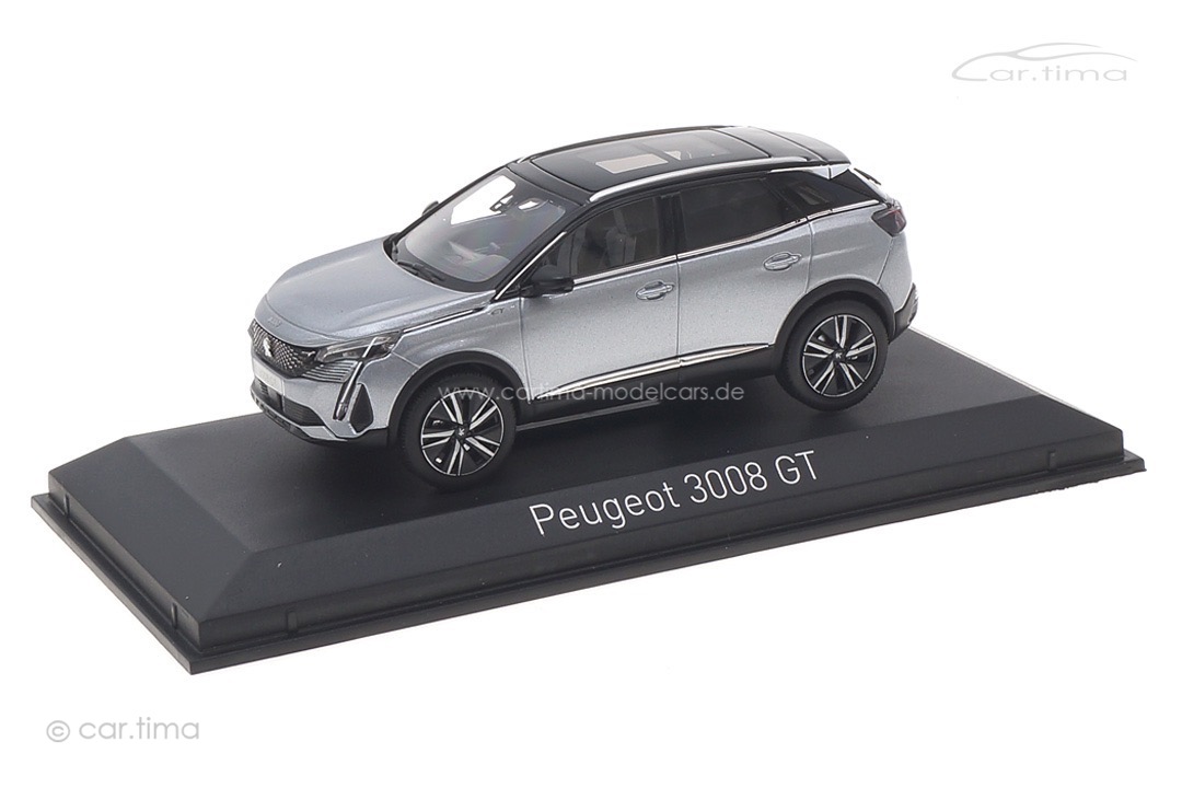 Peugeot 3008 GT 2021 Artense Grey Norev 1:43 473918 Peugeot 3008 GT 2021 Artense Grey Norev 1:43 473918
