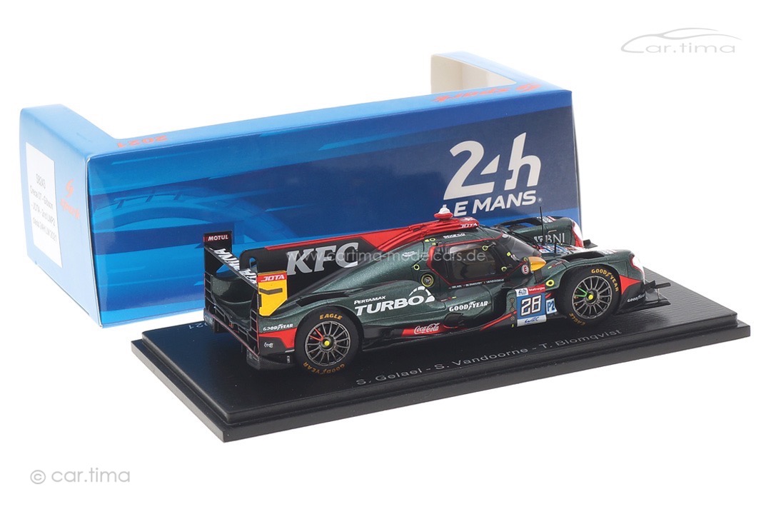 Oreca 07-Gibson 24h Le Mans 2021 Blomqvist/Gelael/Vandoorne Spark 1:43 S8243 Oreca 07-Gibson 24h Le Mans 2021 Blomqvist/Gelael/Vandoorne Spark 1:43 S8243