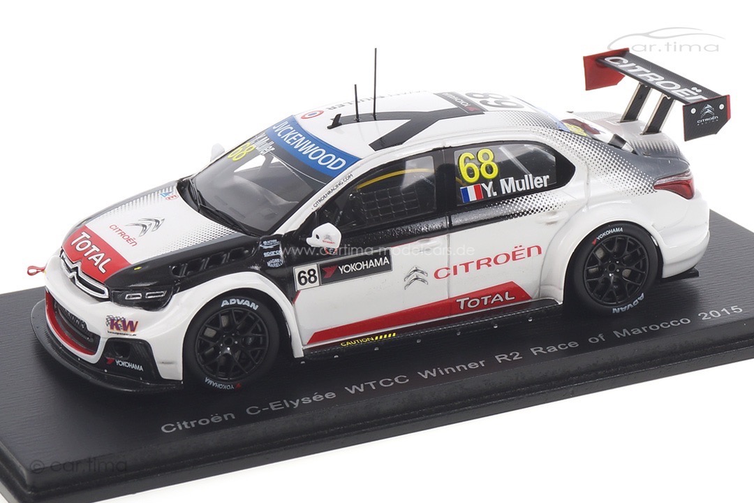 Citroen C-Elysée Winner WTCC Marokko 2015 Ivan Muller Spark 1:43 S4525 Citroen C-Elysée Winner WTCC Marokko 2015 Ivan Muller Spark 1:43 S4525