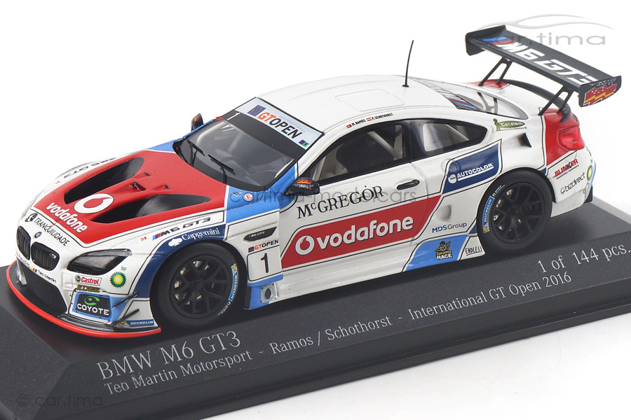 BMW M6 GT3 International GT Open 2016 Ramos/Schothorst Minichamps 1:43 437162651 BMW M6 GT3 International GT Open 2016 Ramos/Schothorst Minichamps 1:43 437162651