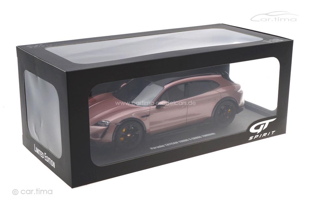 Porsche Taycan Turbo S Cross Turismo 2022 Frozen Berry met. GT Spirit 1:18 GT440 Porsche Taycan Turbo S Cross Turismo 2022 Frozen Berry met. GT Spirit 1:18 GT440