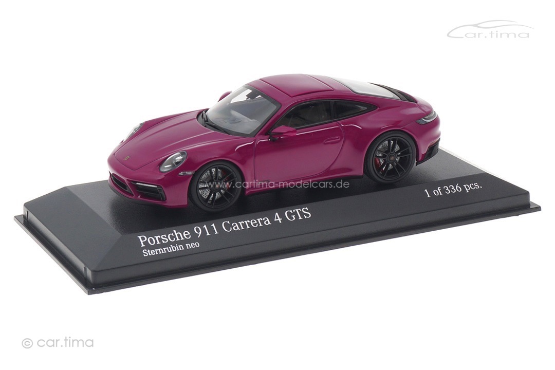 Porsche 911 (992) Carrera 4 GTS Sternrubin Minichamps 1:43 410063002 Porsche 911 (992) Carrera 4 GTS Sternrubin Minichamps 1:43 410063002