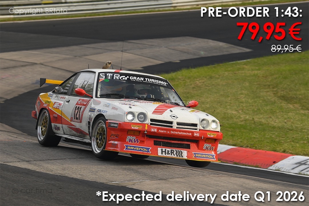 Opel Manta 24h Nürburgring 2023 Beckmann/Hass/Schulten/Strycek car.tima 1:43 CAR04325001