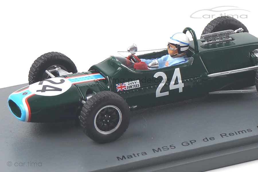 Matra MS5 Grand Prix de Reims F2 1966 John Surtees Spark 1:43 S5410