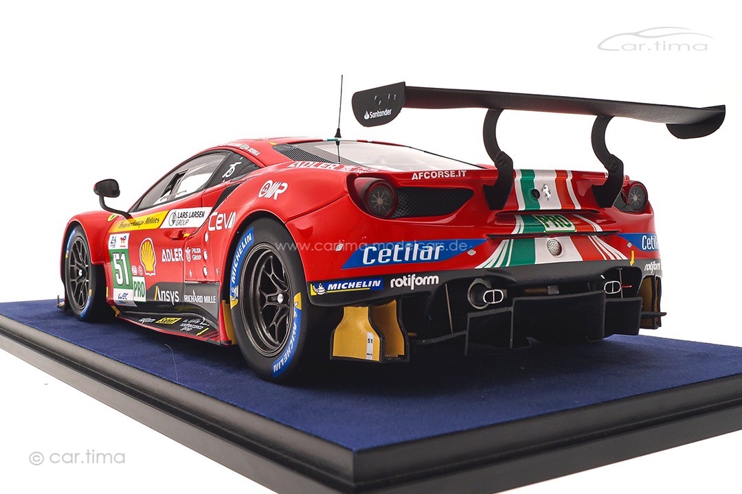 Ferrari 488 GTE EVO 24h Le Mans 2022 Pier Guidi/Calado/Serra LookSmart 1:18 LS18LM032