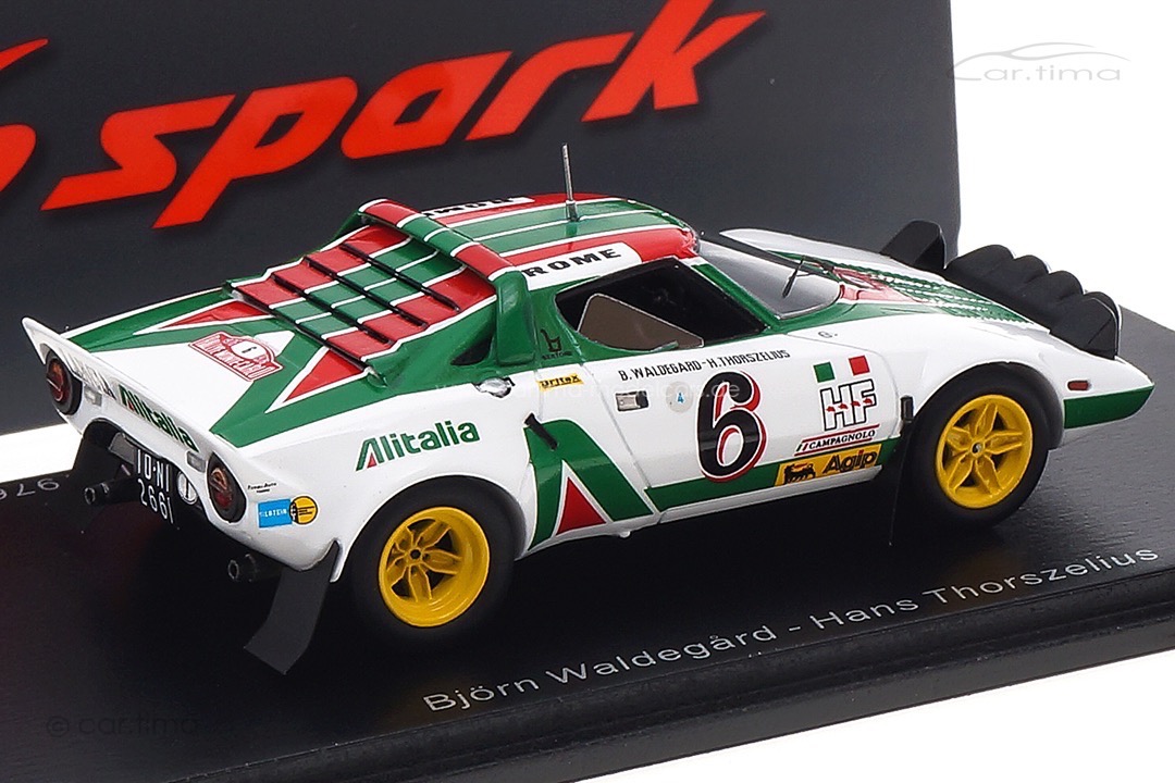 Lancia Stratos HF Rally Monte Carlo 1976 Waldegard/Thorszelius Spark 1:43 S9083